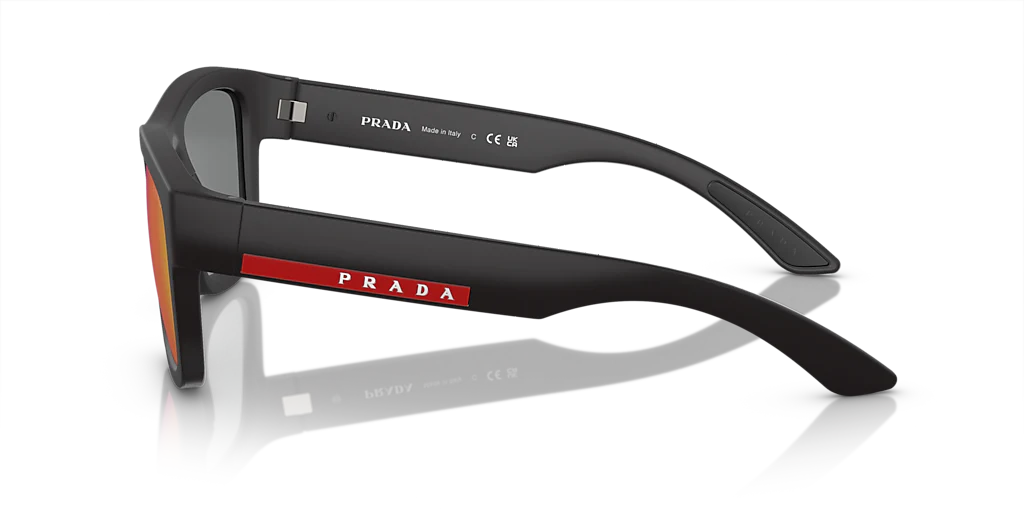 PS 01ZS Black/Dark Grey Mirror Blue/Red XXL - Image 3