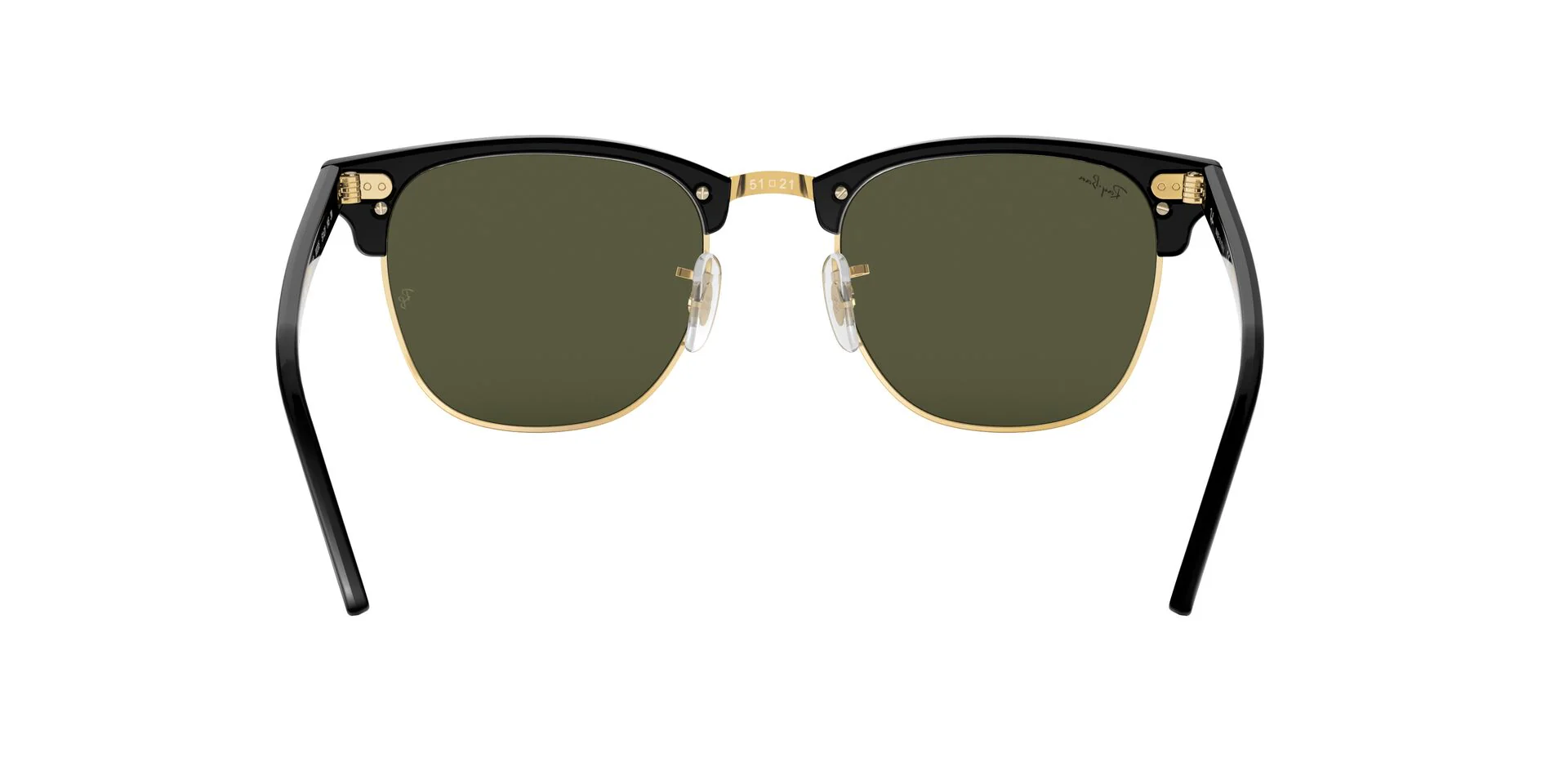 RB3016 Clubmaster Classic Black/Green M - Image 4