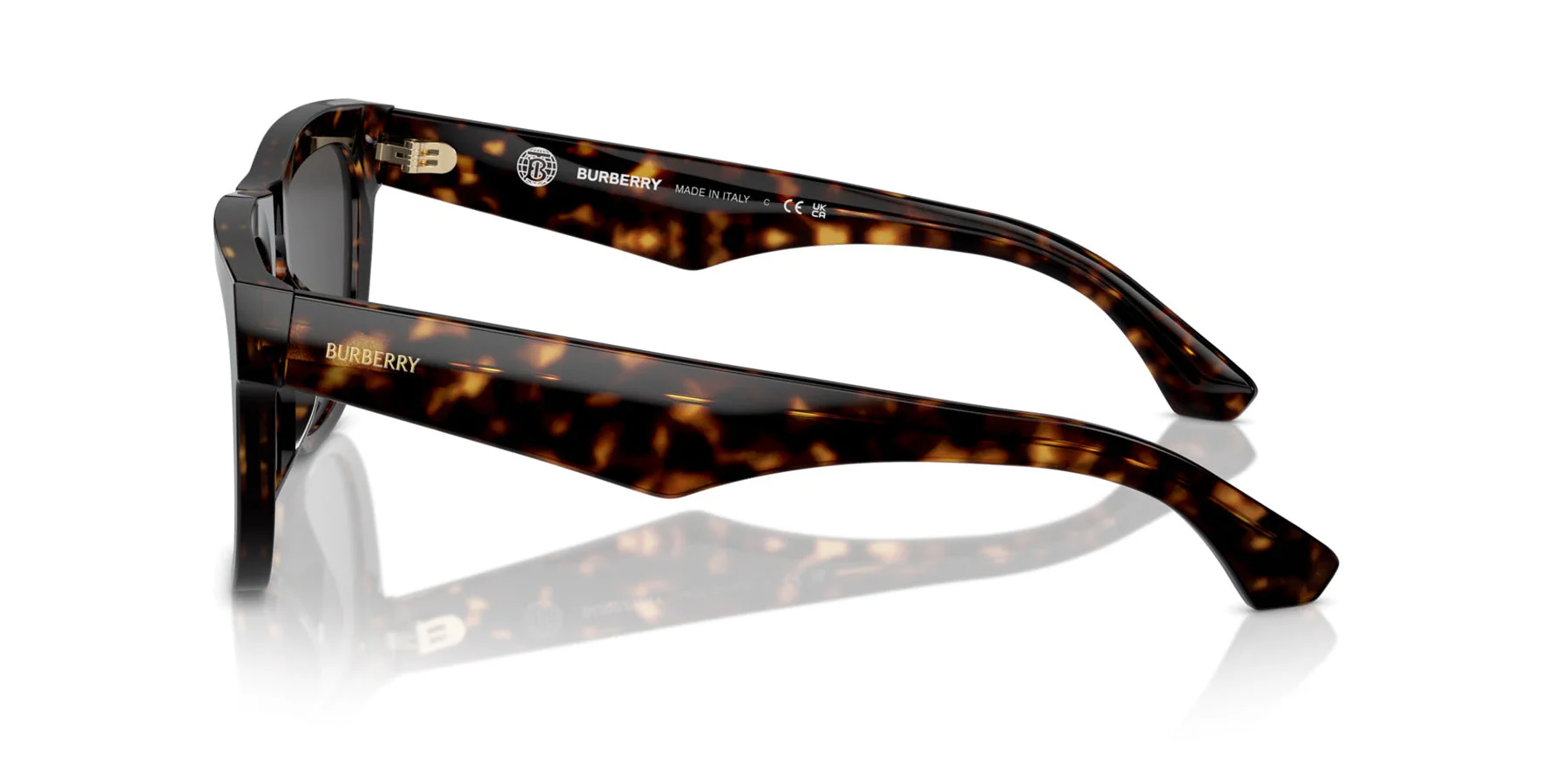 BE4431U Burberry Dark Havana/Dark Grey XL - Image 3
