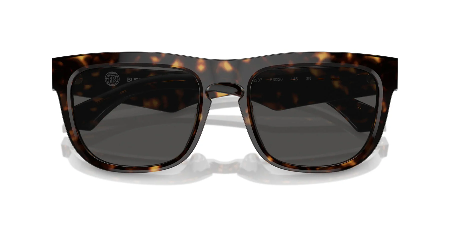 BE4431U Burberry Dark Havana/Dark Grey XL - Image 5