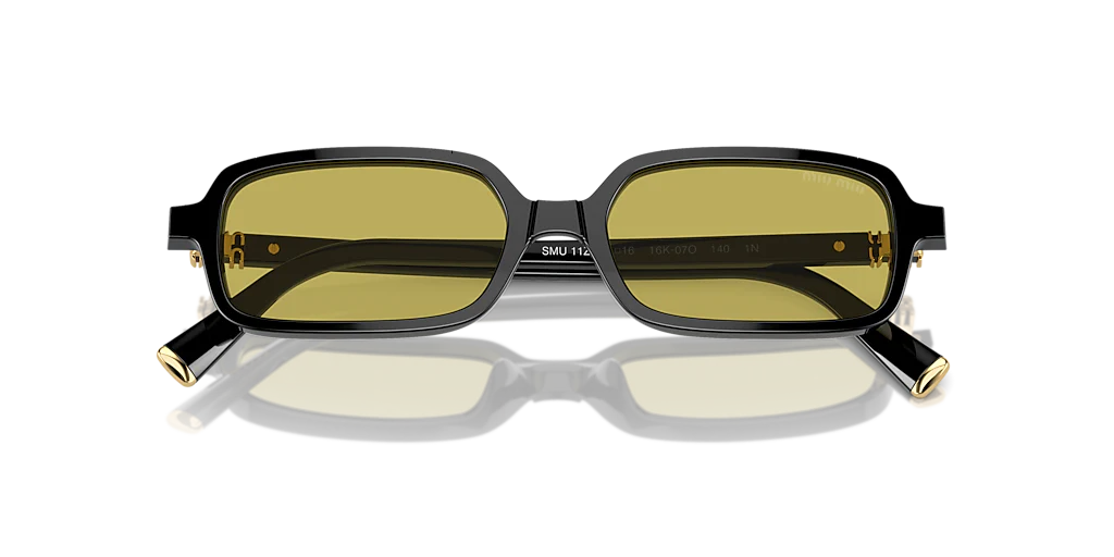 MU 11ZS Miu Miu Black/Green S - Image 5