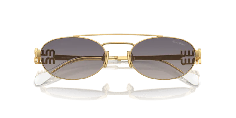 MU 54ZS Miu Miu Gold/Grey M - Image 5