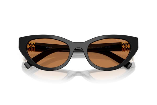 MU A04S Miu Miu Black/Brown L - Image 5
