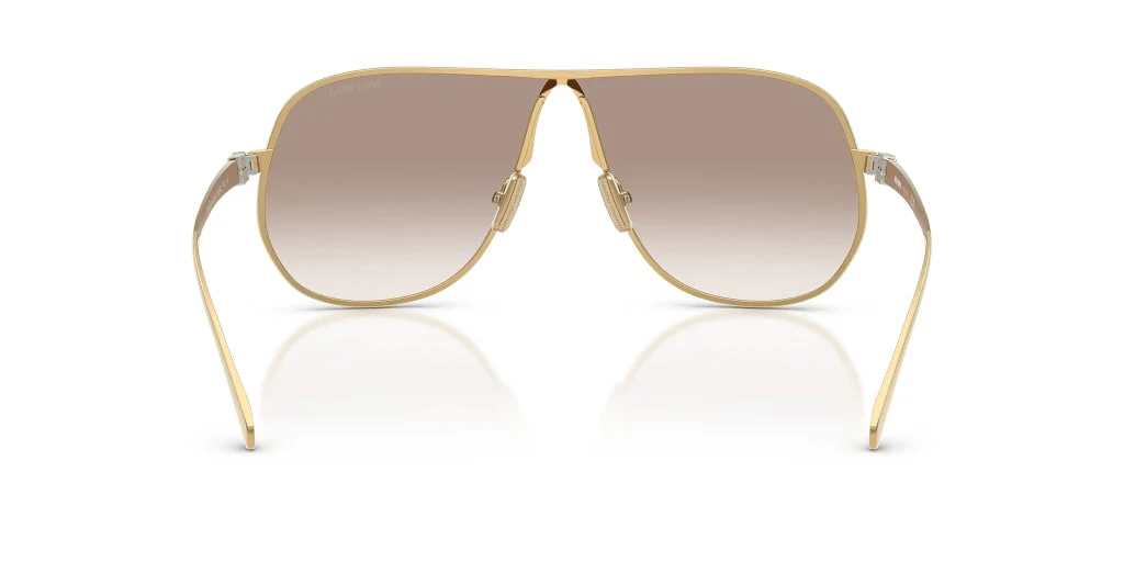 MU A56S Miu Miu Gold/ Clear Gradient Brown L - Image 4