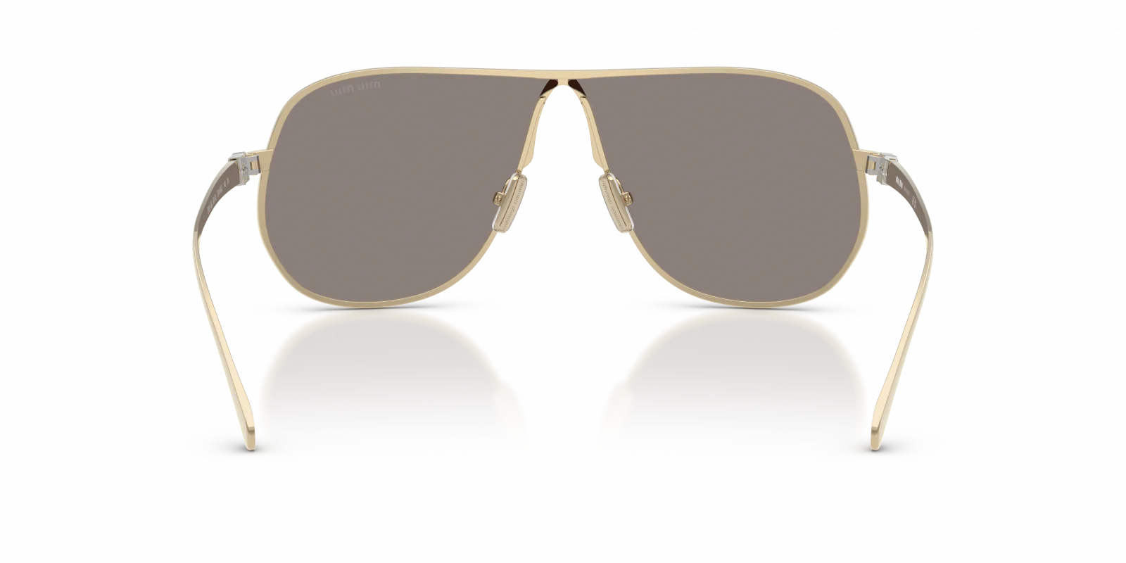 MU A56S Miu Miu Pale Gold/Dark Grey - Image 4