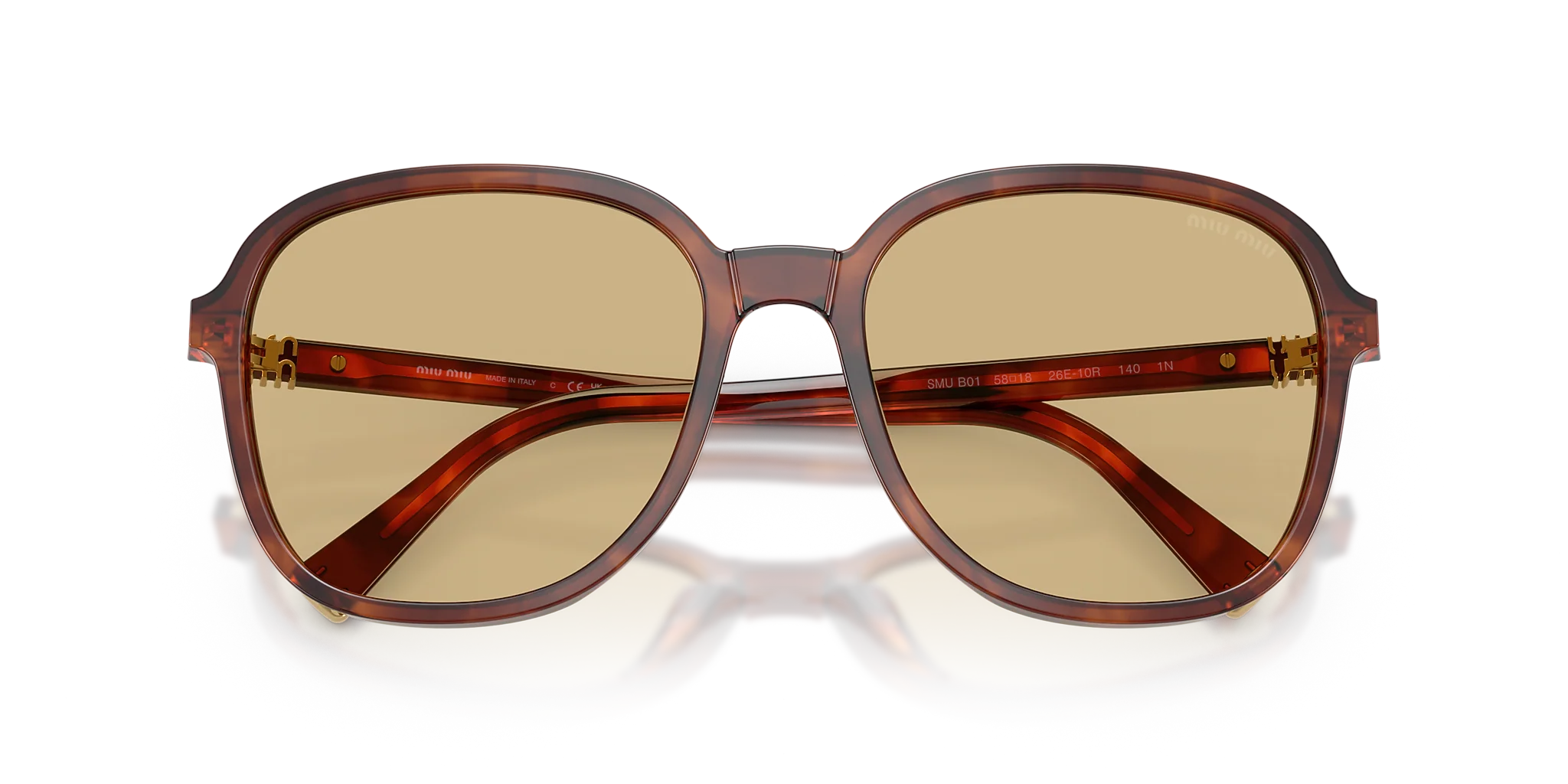 MU B01S Miu Miu Brown/Yellow L - Image 6