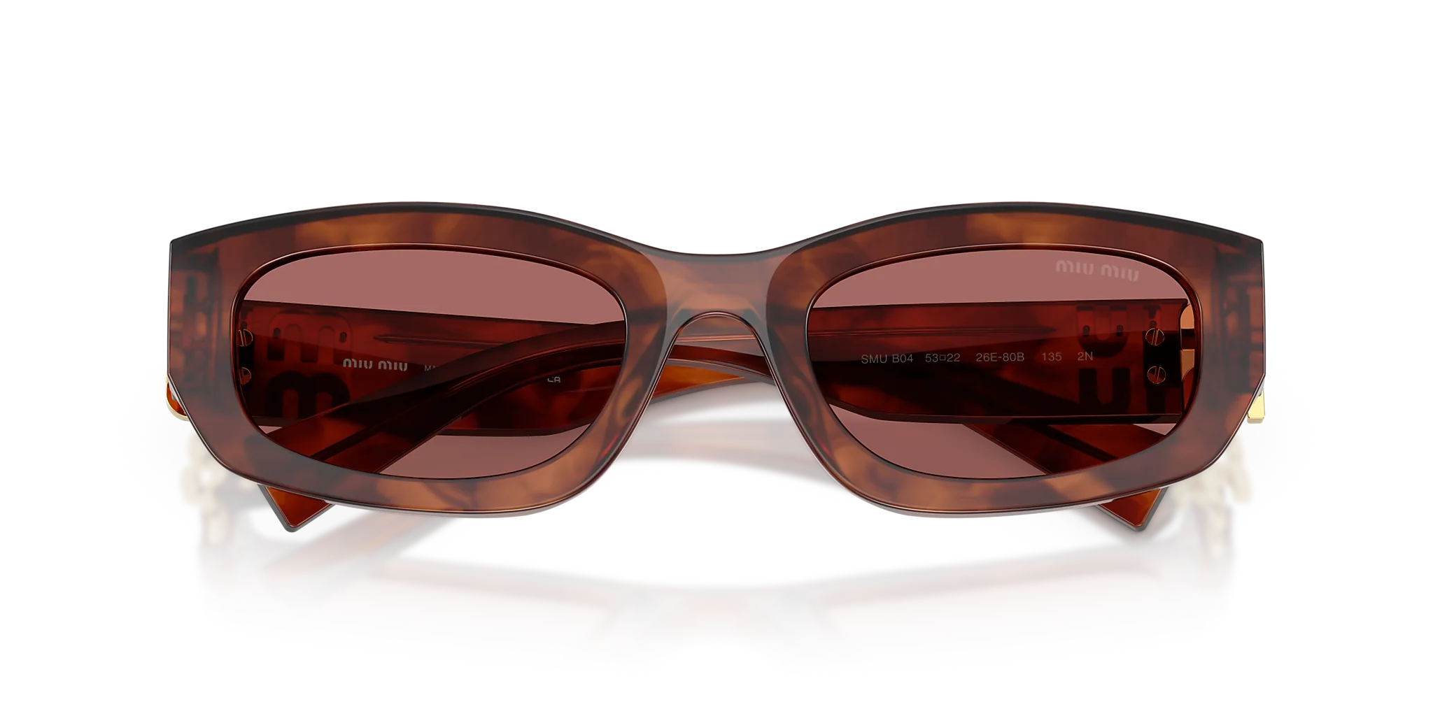 MU B04S Miu Miu Brown/Violet L - Image 5