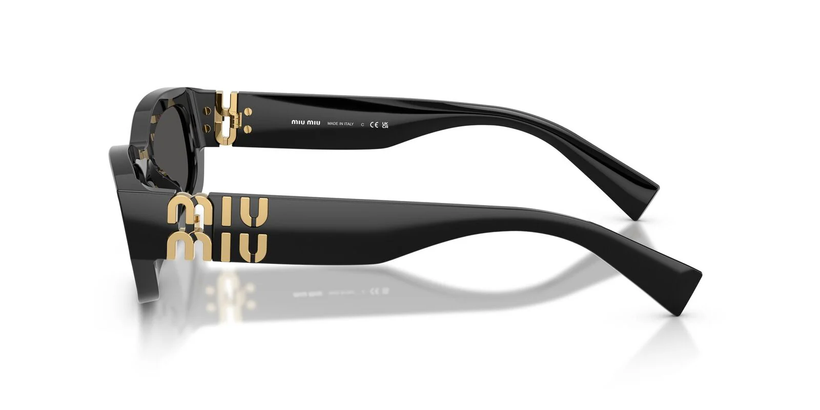 MUB04S Miu Miu Black/Dark Grey L - Image 3