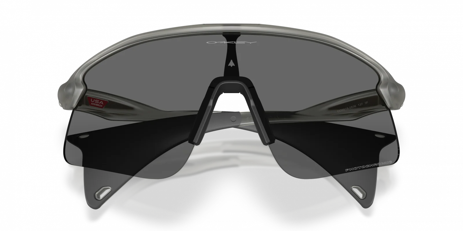 OO9518 Oakley Matte Grey/Black-Clear - Image 8