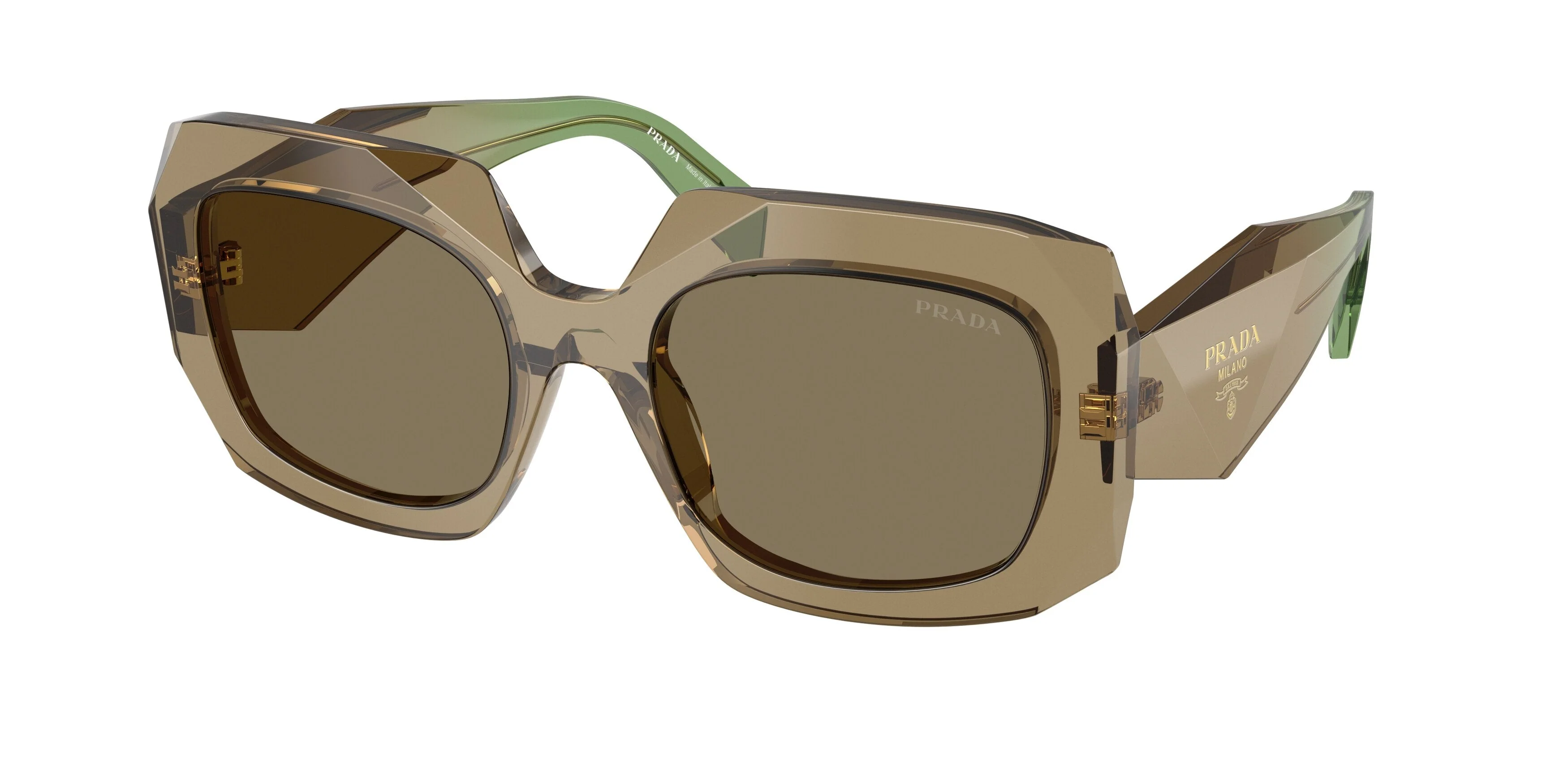 PR B23S Prada Light Brown Green/Light Brown M - Image 4