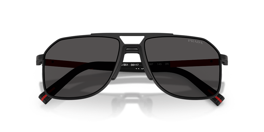 PS B51S PRADA LINEA ROSSA Matte Black Dark Grey XL - Image 5