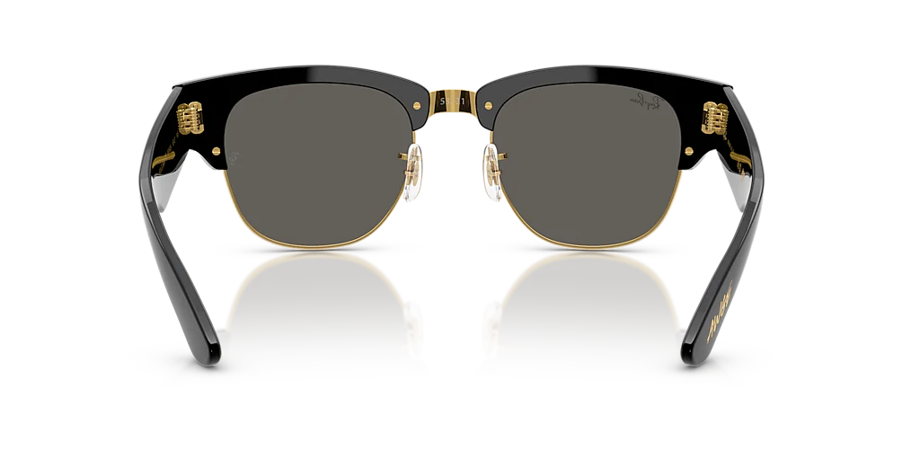 RB0316S Mega Clubmaster Blacked Out Collection Ray-Ban Black XL - Image 4