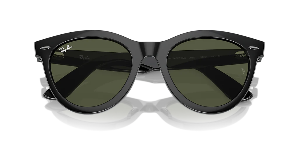 RB2241 Wayfarer Way Ray-Ban Black/Green L - Image 5