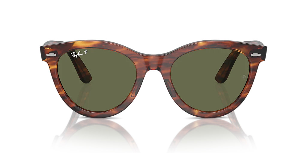 RB2241 Wayfarer Way Ray-Ban Brown/Green XL - Image 2