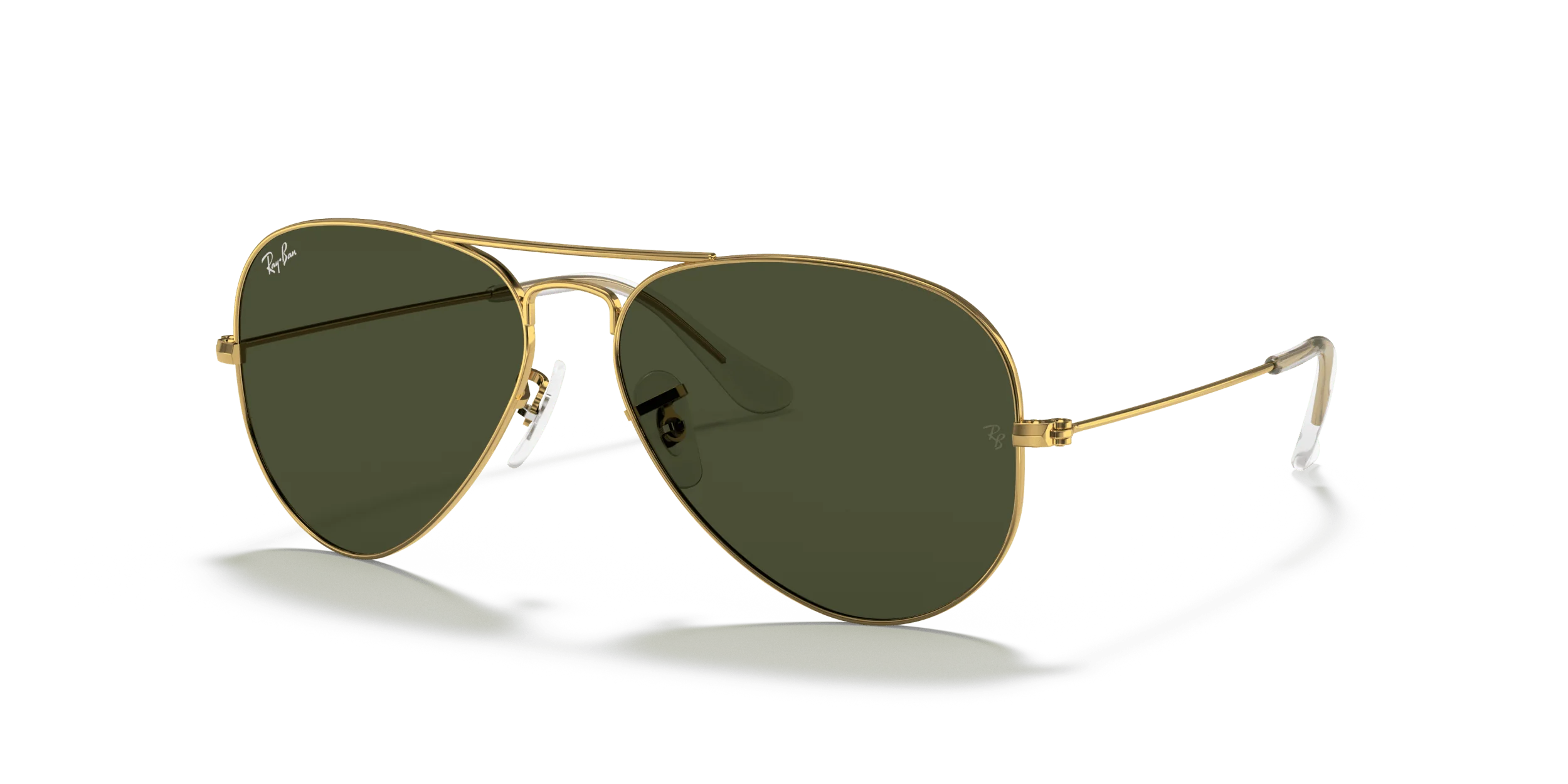 RB3025 RAY-BAN Gold/Green M