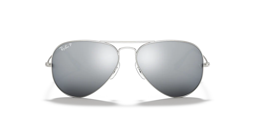 RB3025 Aviator Mirror Ray-Ban Silver/Grey XL - Image 2