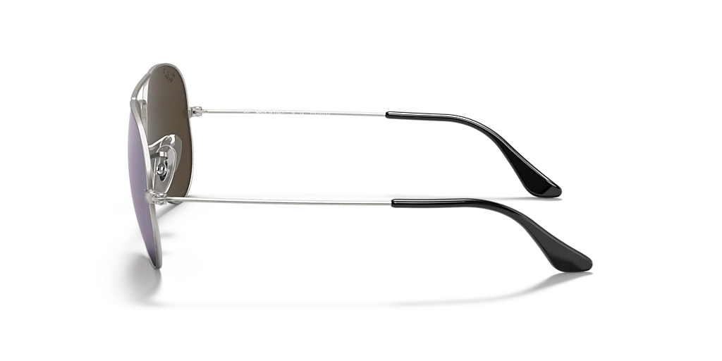 RB3025 Aviator Mirror Ray-Ban Silver/Grey XL - Image 3