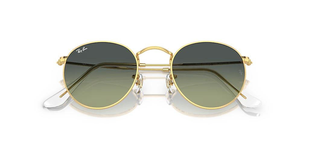 RB3447 Round Metal Ray-Ban Gold/Green S - Image 5