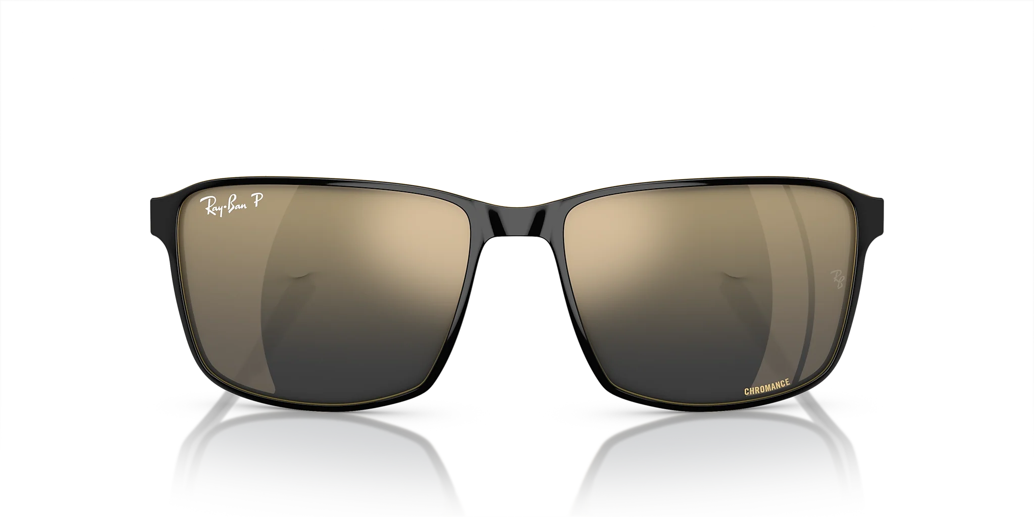 RB3721CH Ray-Ban Black on Gold/Blue/Gold XXL - Image 2