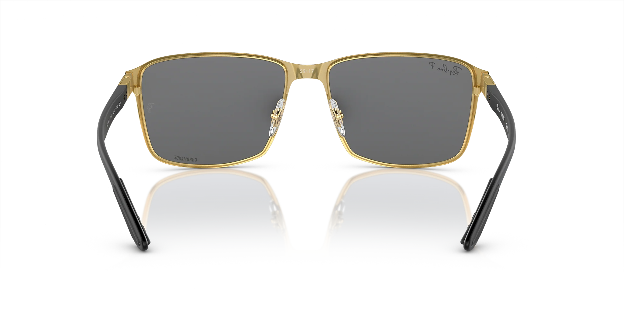 RB3721CH Ray-Ban Black on Gold/Blue/Gold XXL - Image 4