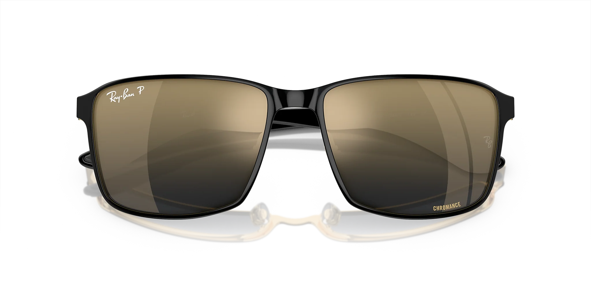 RB3721CH Ray-Ban Black on Gold/Blue/Gold XXL - Image 5