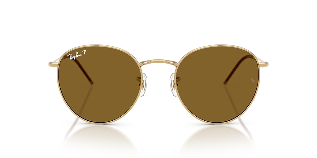 RBR0103S Round Reverse Ray-Ban Gold/Brown XL - Image 2