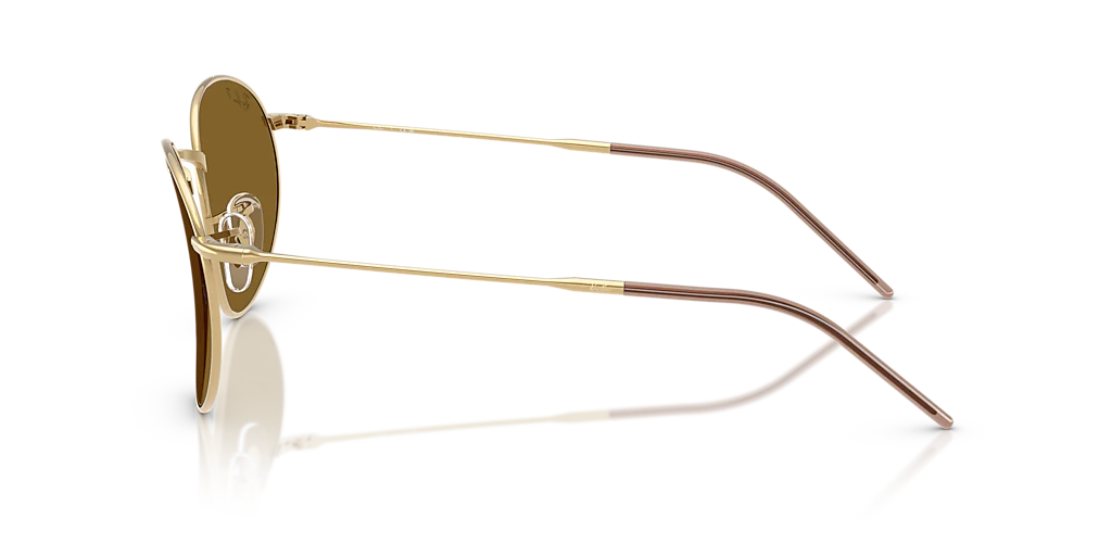 RBR0103S Round Reverse Ray-Ban Gold/Brown XL - Image 3