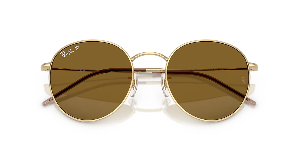 RBR0103S Round Reverse Ray-Ban Gold/Brown XL - Image 5